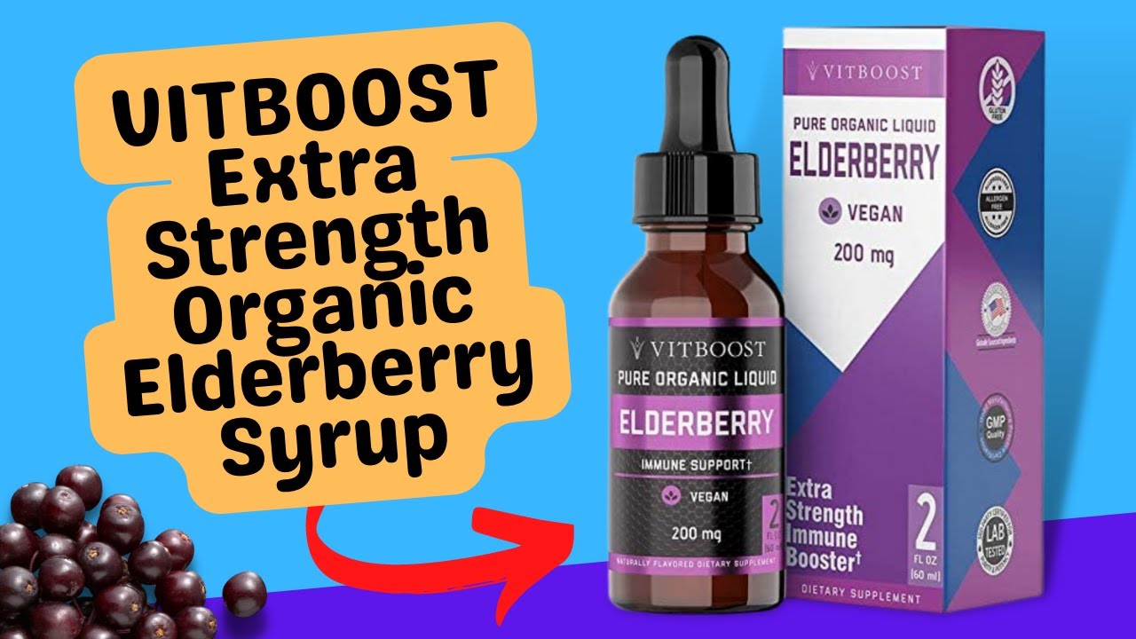 Top Organic Black Elderberry Syrup