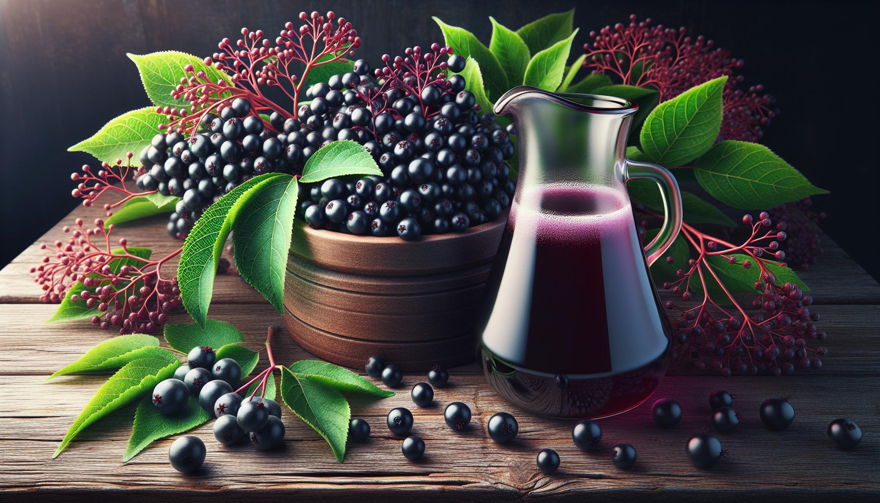 Refreshing Elderberry Juice Boost
