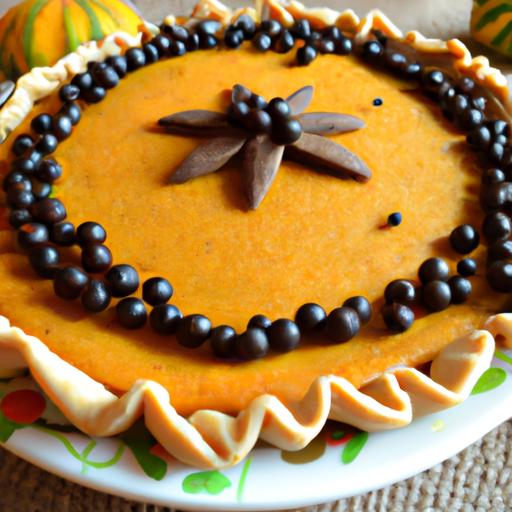 Pumpkin-Elderberry Pie