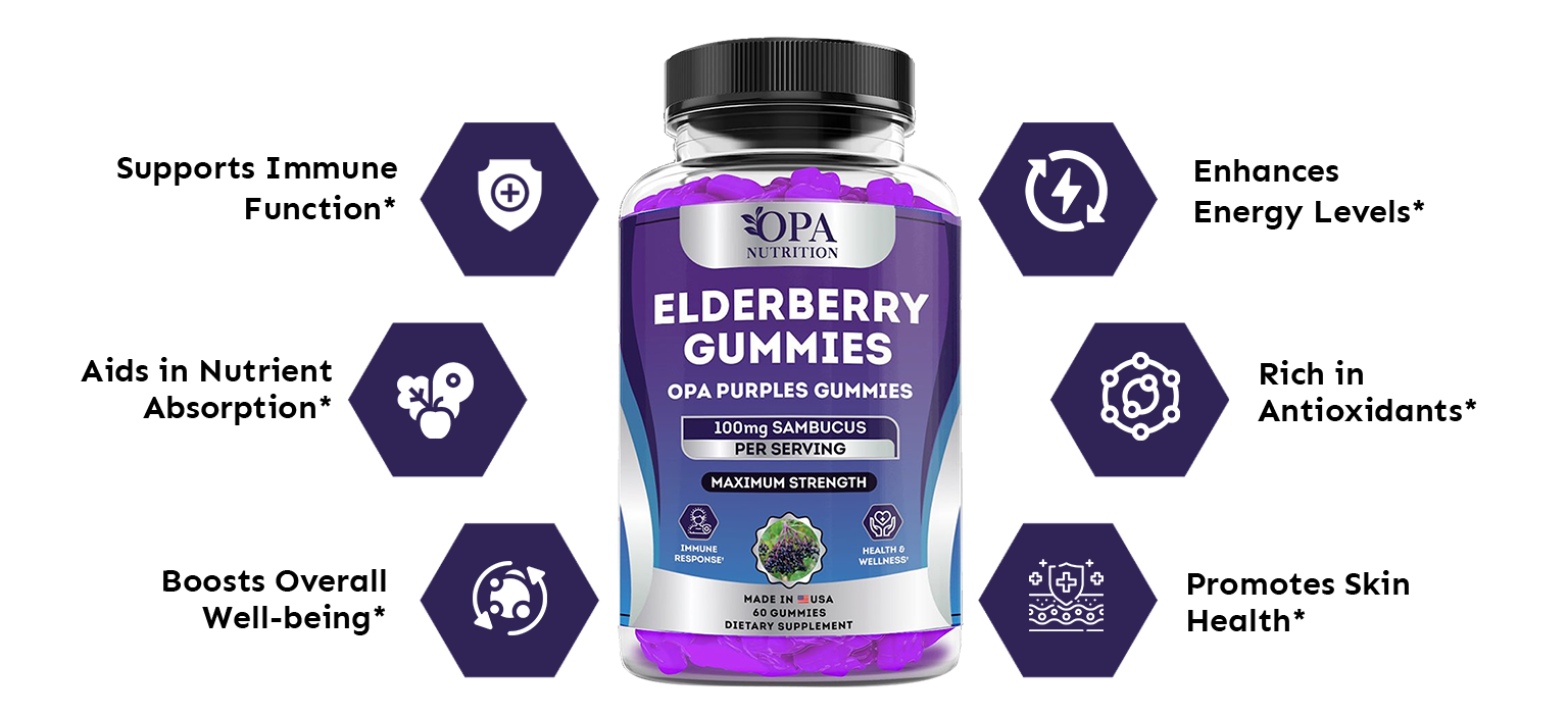 6 Benefits of elderberry gummies
