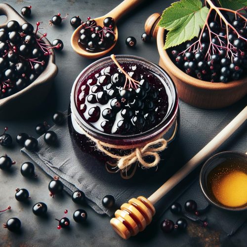 Sweet & Healthy Elderberry Jam with Honey Recipe: An Immune-Boosting Delight
