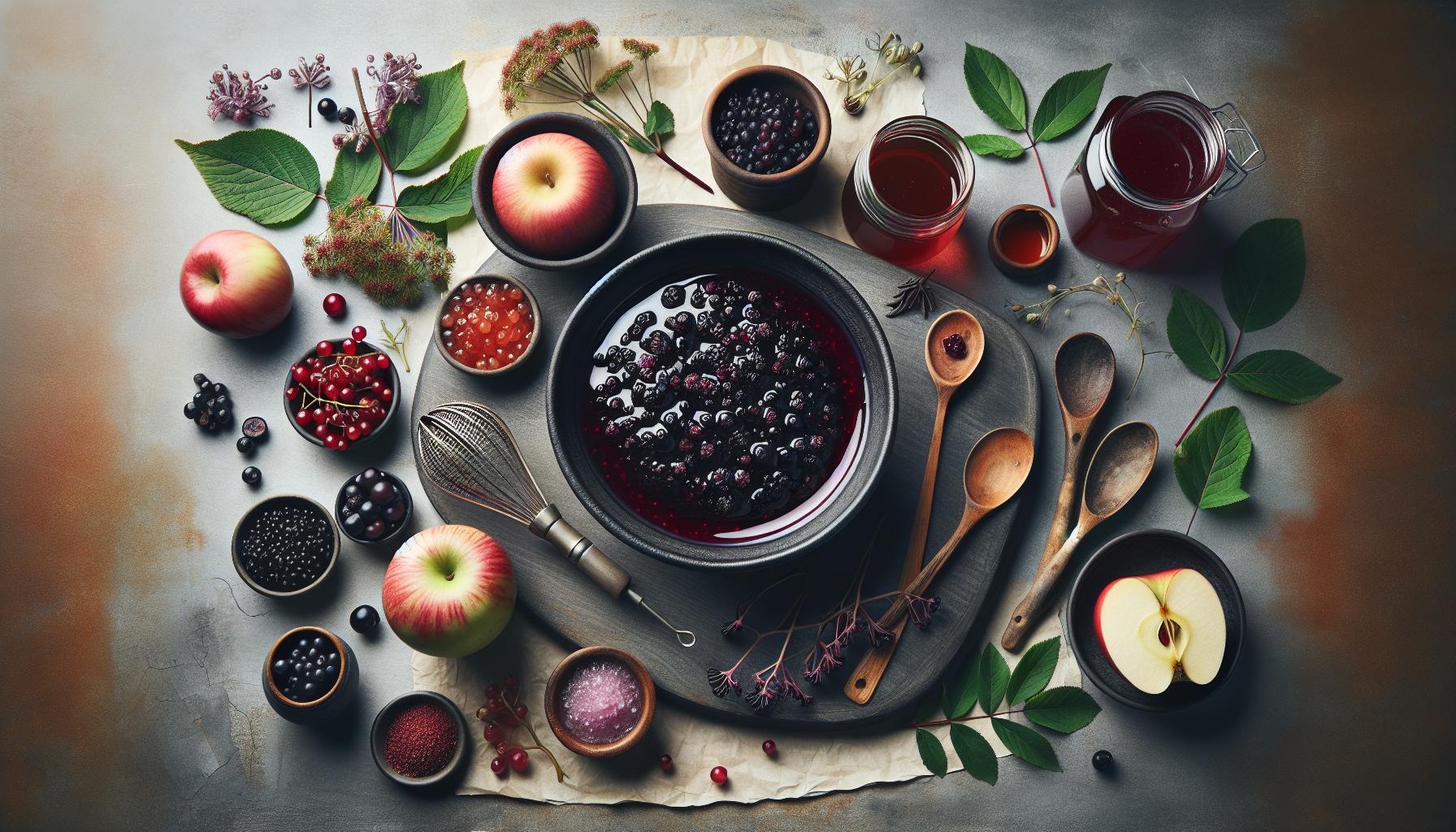 Delicious Homemade Elderberry Apple Jelly Recipe: A Unique Blend of Antioxidant-Rich Fruits!