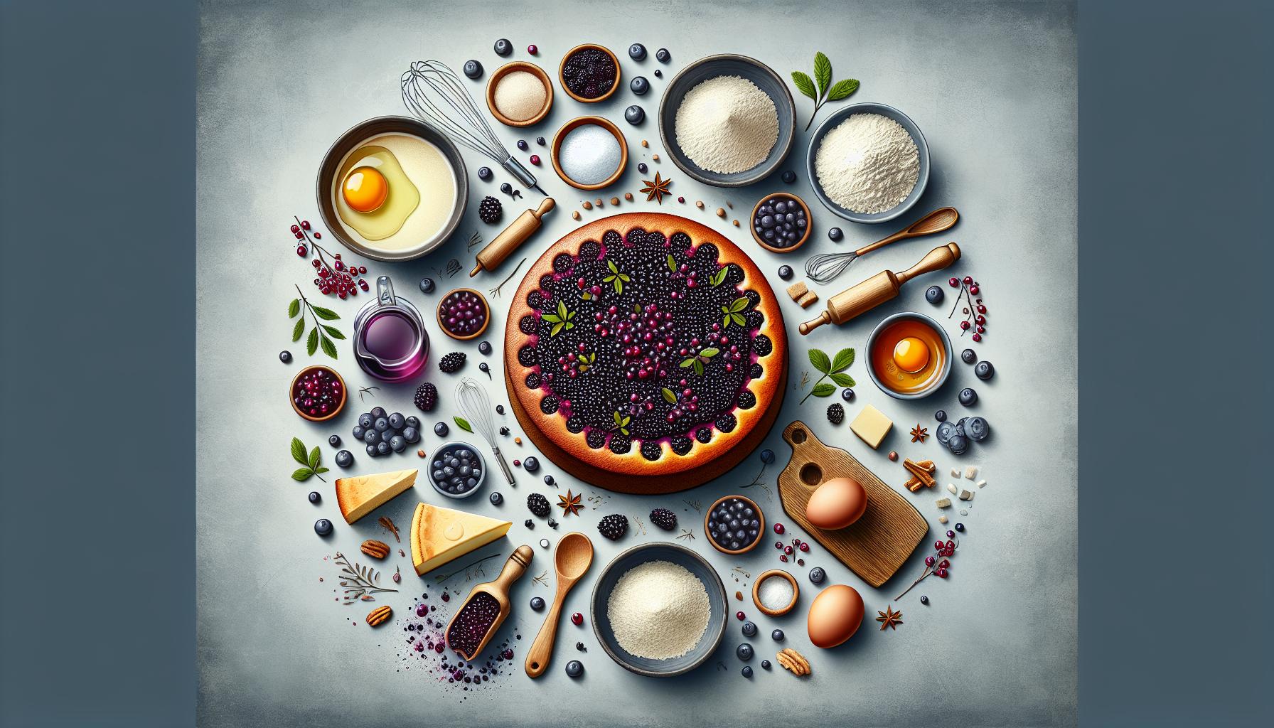 Discover our Luscious Elderberry Cake Recipe: A Burst of Flavor in Every Bite!
