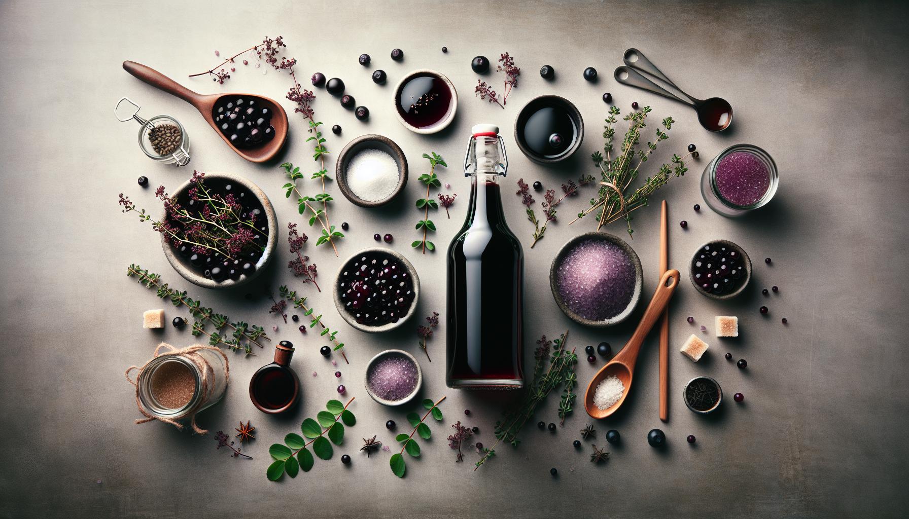 Boost Your Immunity with this Unique Elderberry Thyme Syrup Recipe