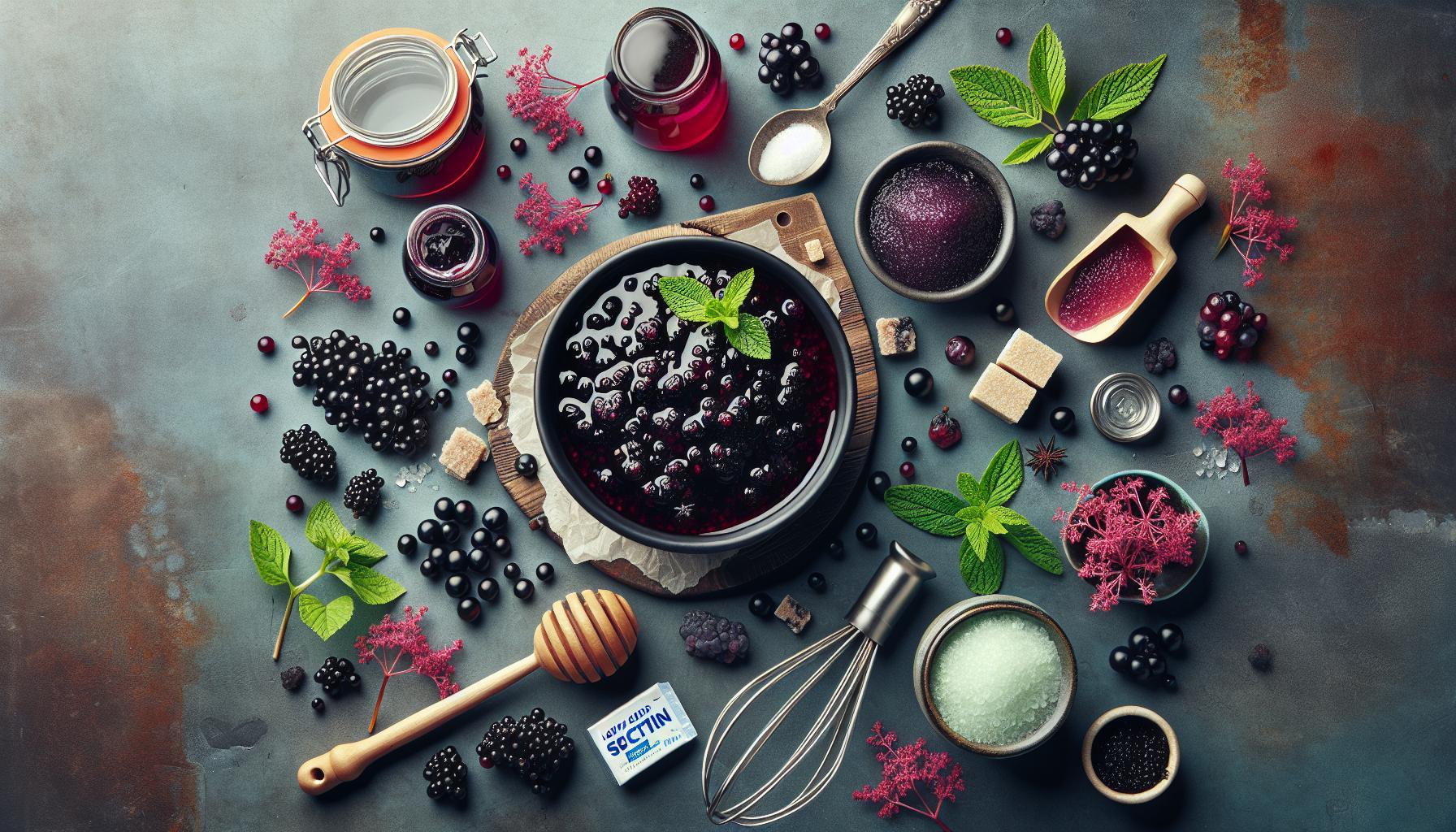 Delicious & Healthy: Low Sugar Elderberry Jelly Recipe Packed with Antioxidants