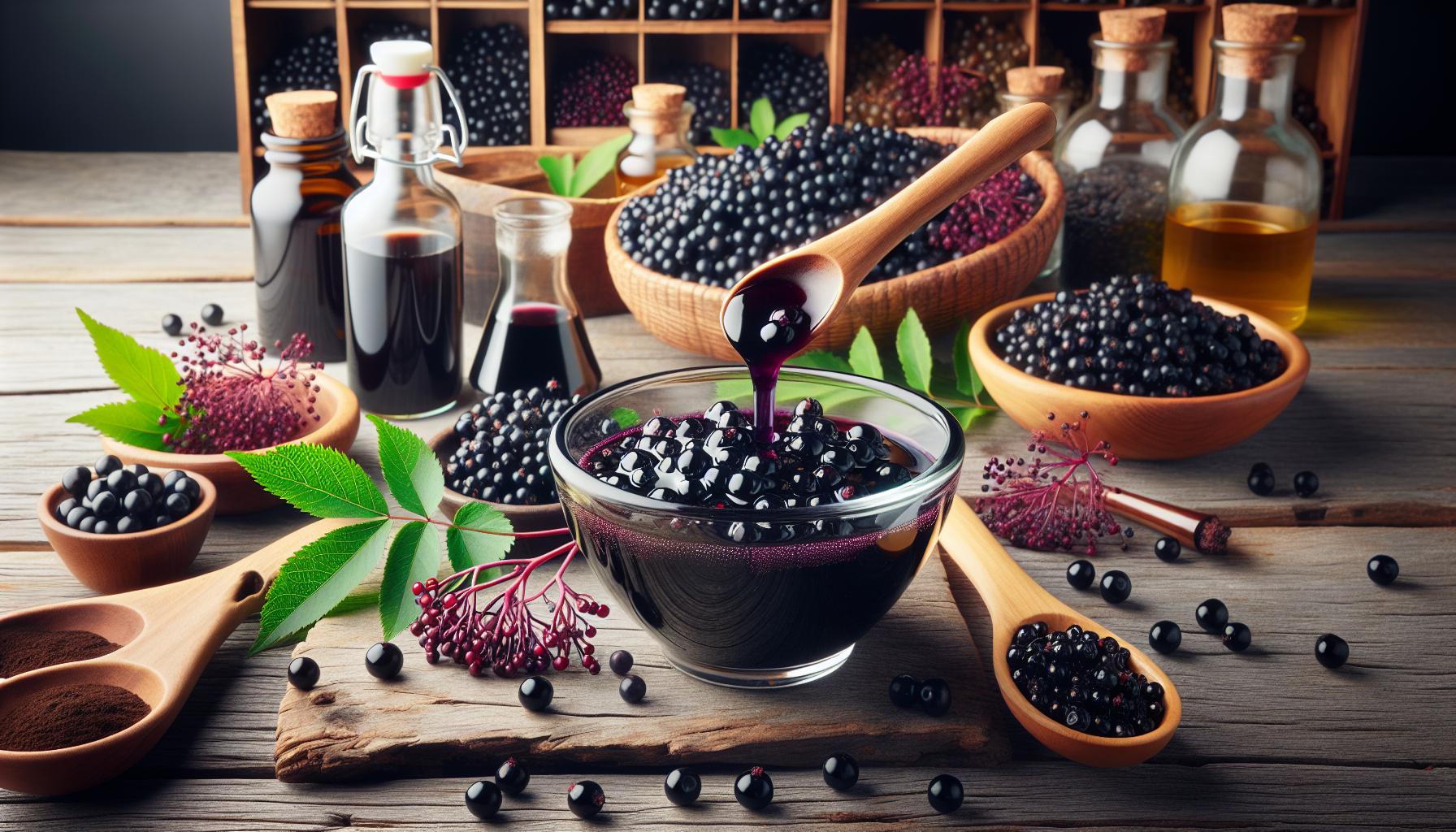 How To Make Elderberry Syrup With Fresh Berries