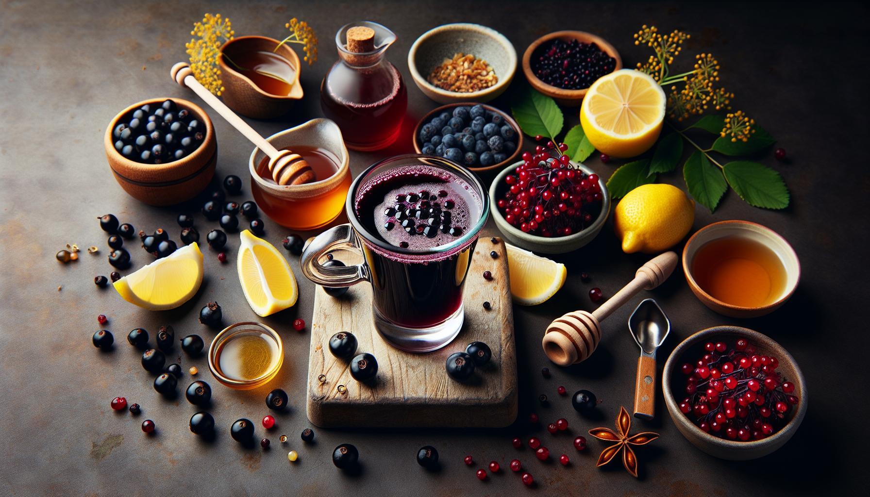 Boost Your Immunity: Easy and Delicious DIY Elderberry Shot Recipe