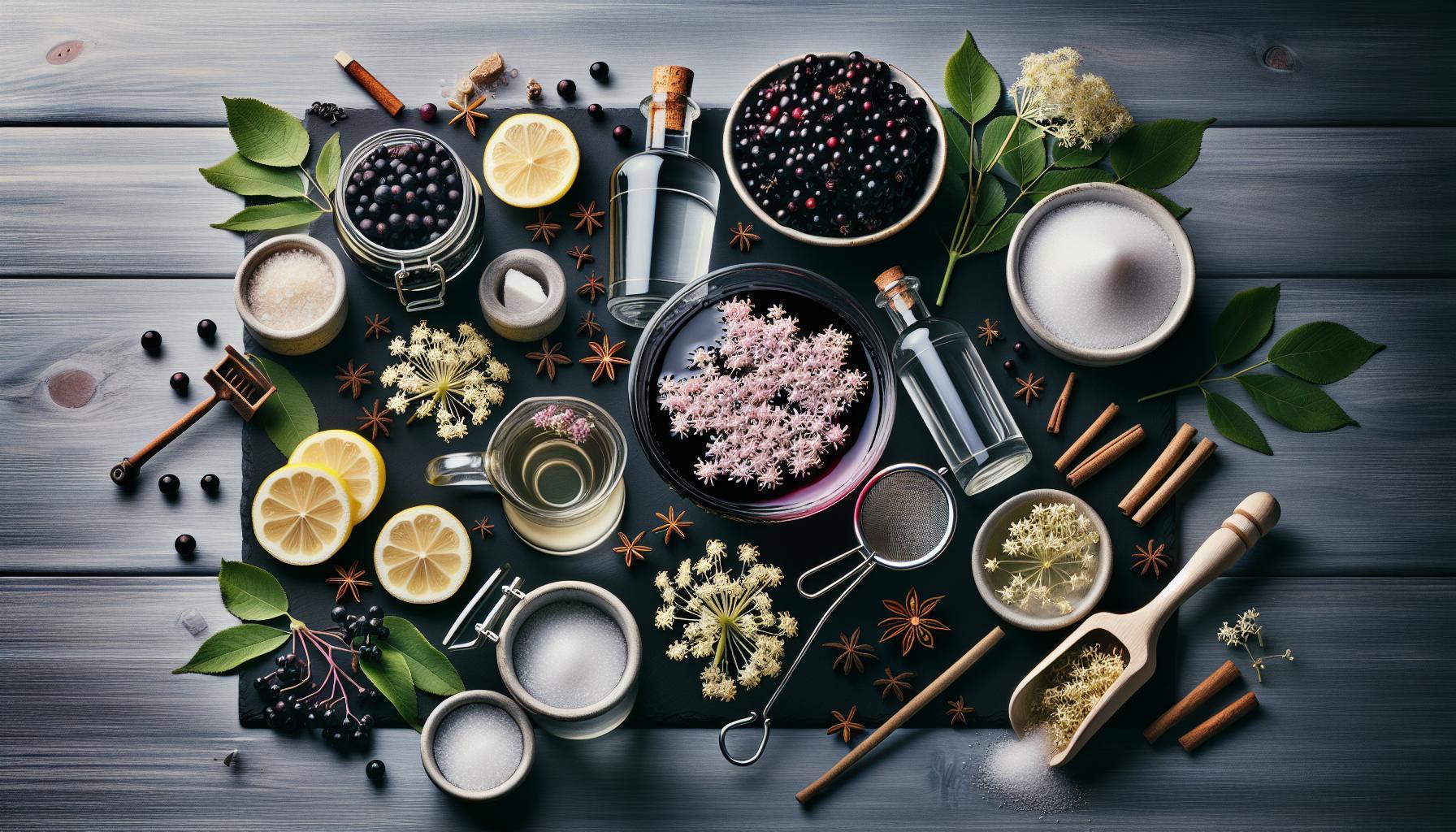 DIY Heavenly Elderberry Flower Liqueur: A Unique Homemade Recipe