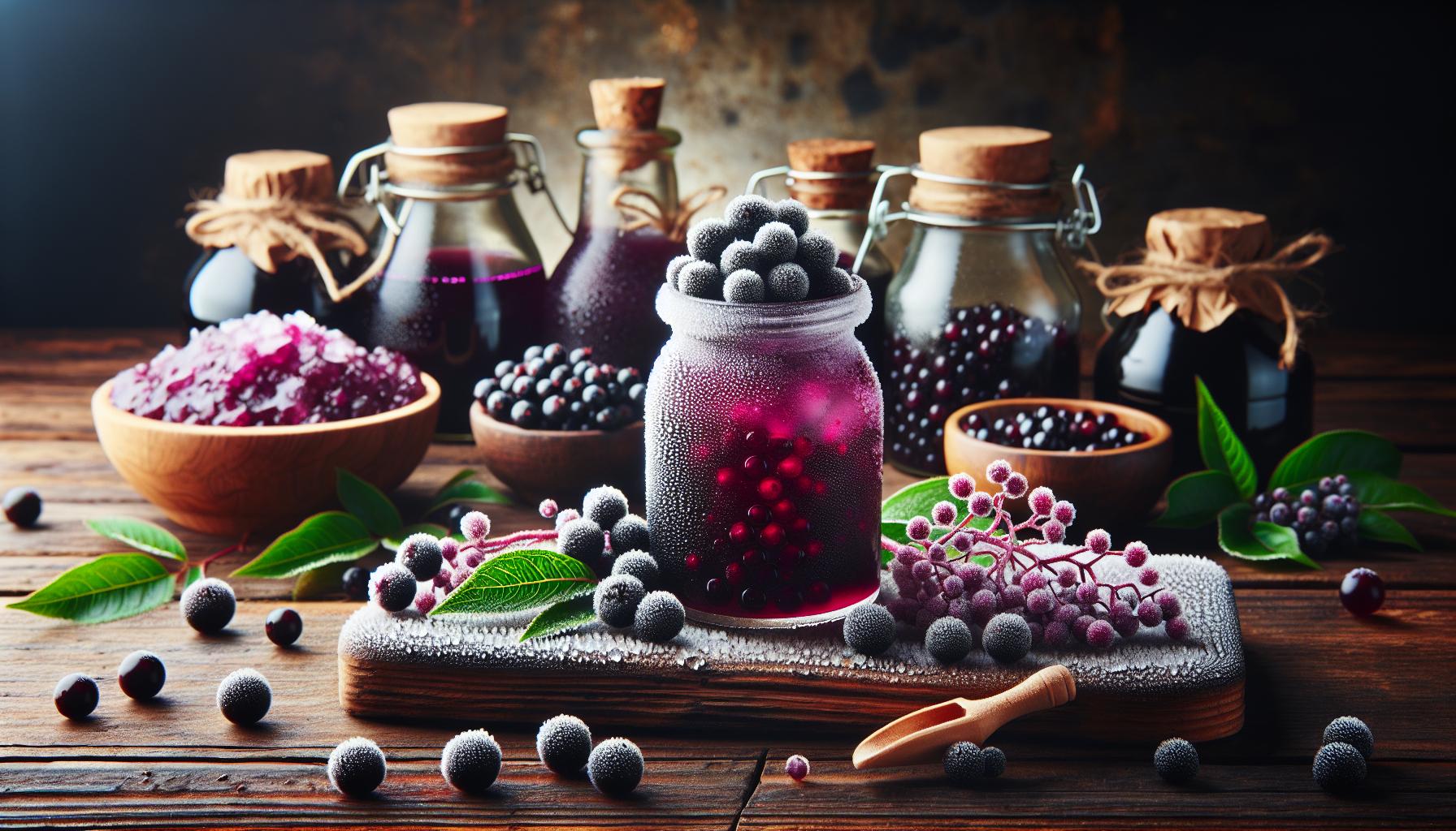 How To Freeze Elderberry Syrup