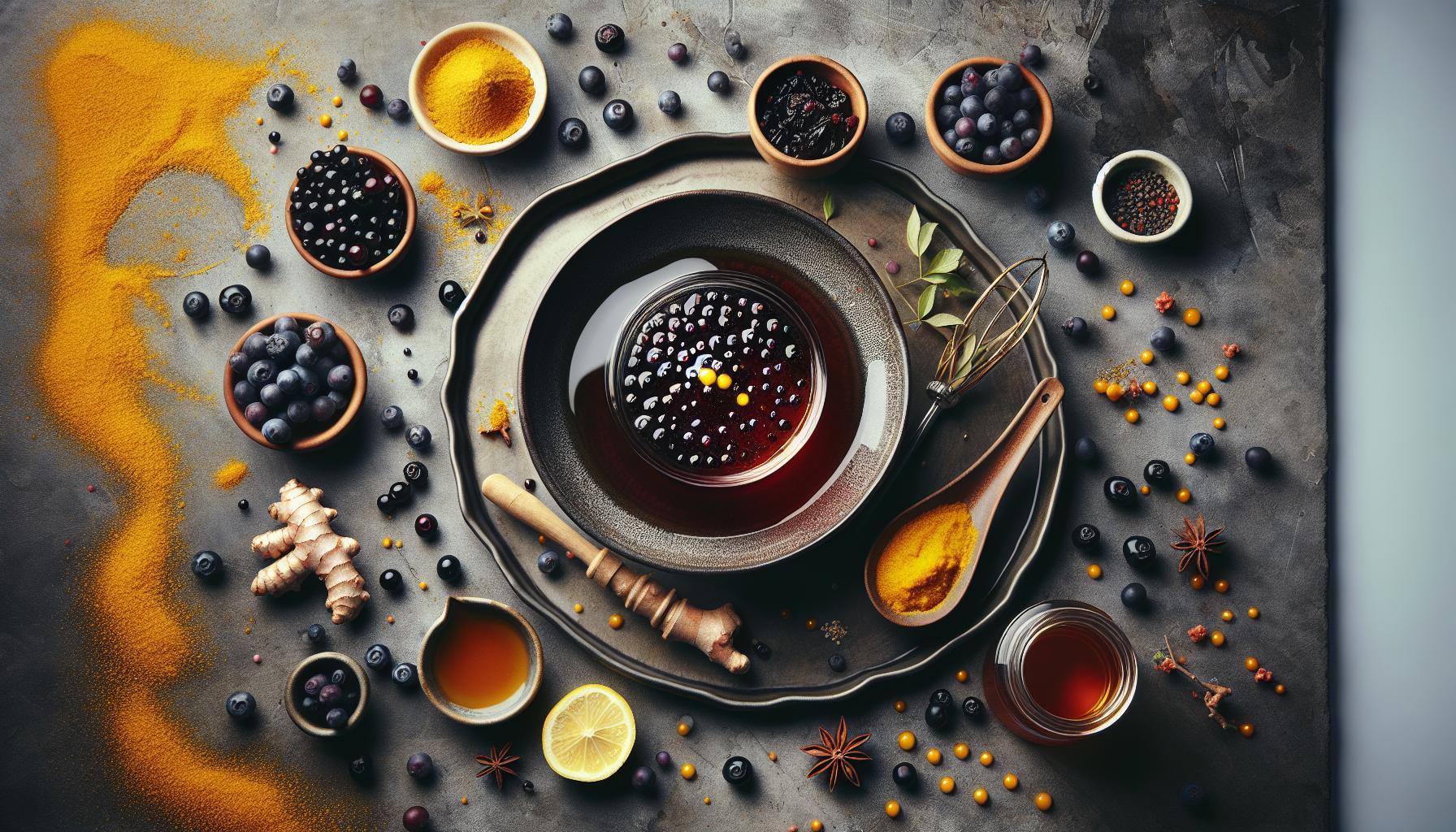 Boost Your Immunity with this Power-Packed Elderberry Syrup & Turmeric Recipe