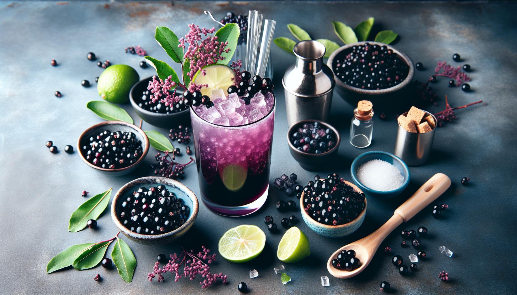 Delicious and Immune-Boosting Elderberry Mocktail Recipe: The Perfect Non-Alcoholic Elixir