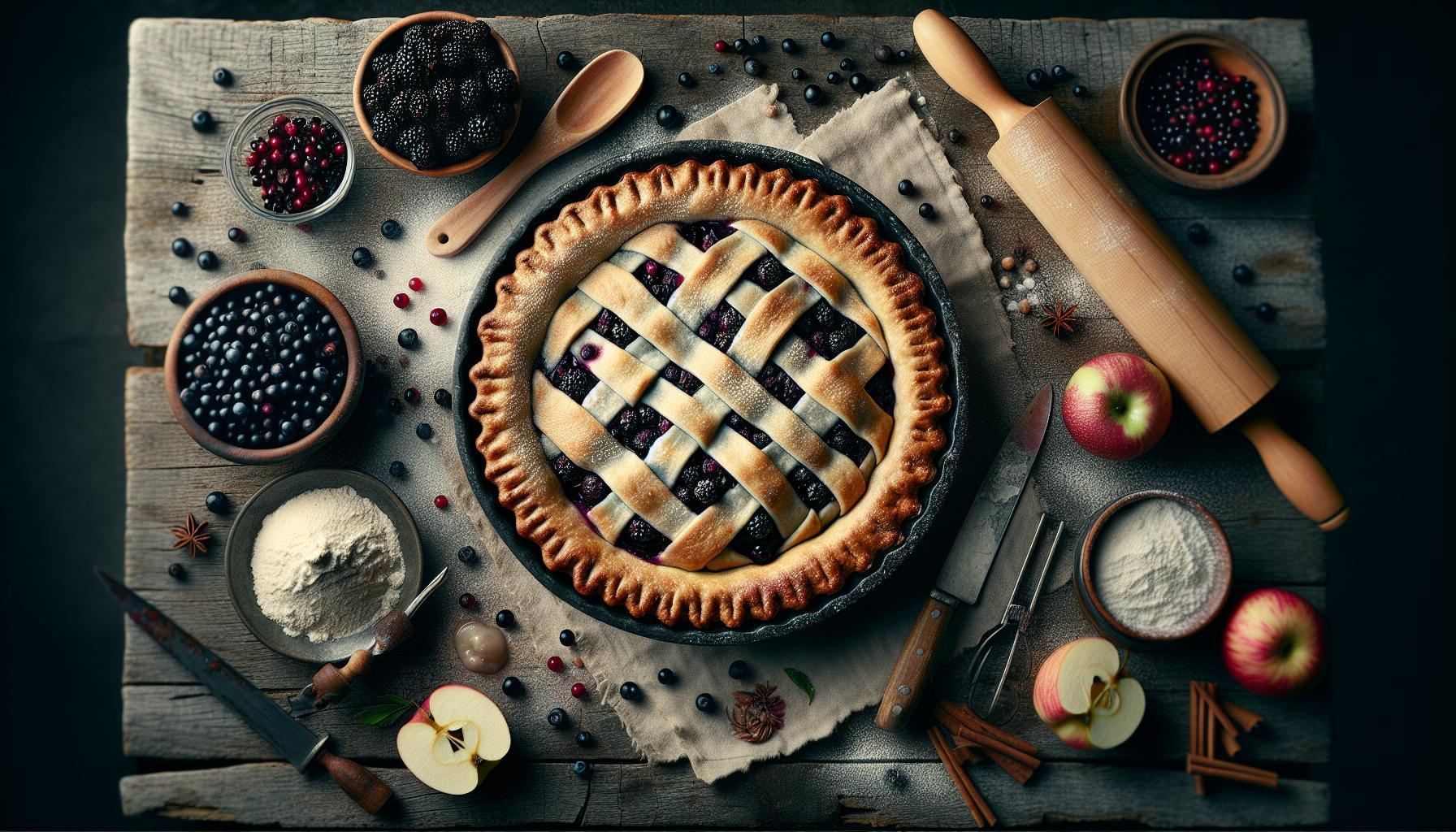 Deliciously Unique Elderberry Apple Pie Recipe: A Combo of Sweet and Tangy Delight!