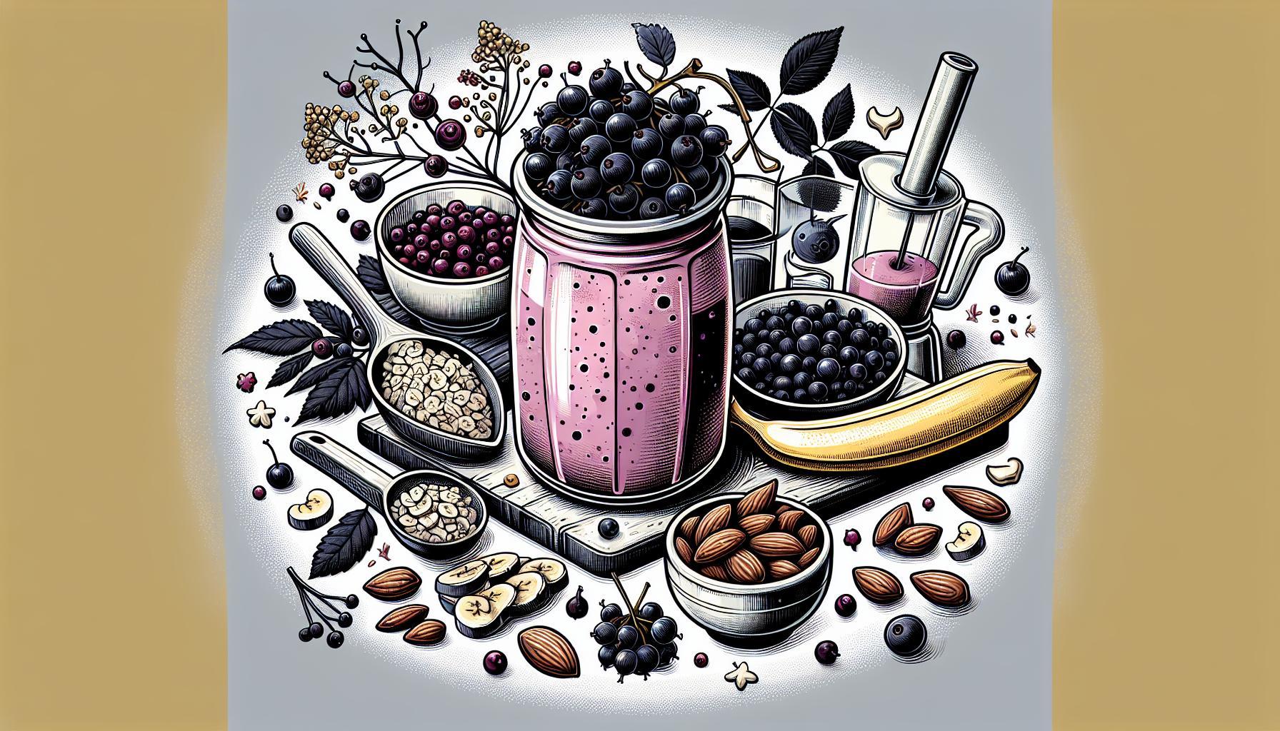 Boost Your Immunity: Delicious & Nutritive Elderberry Smoothie Recipe