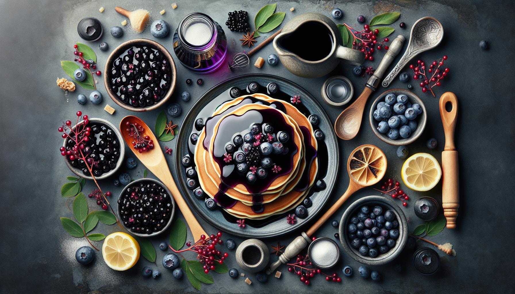 Easy and Delicious Homemade Elderberry Syrup for Pancakes Recipe: A Sweetly Herbal Delight